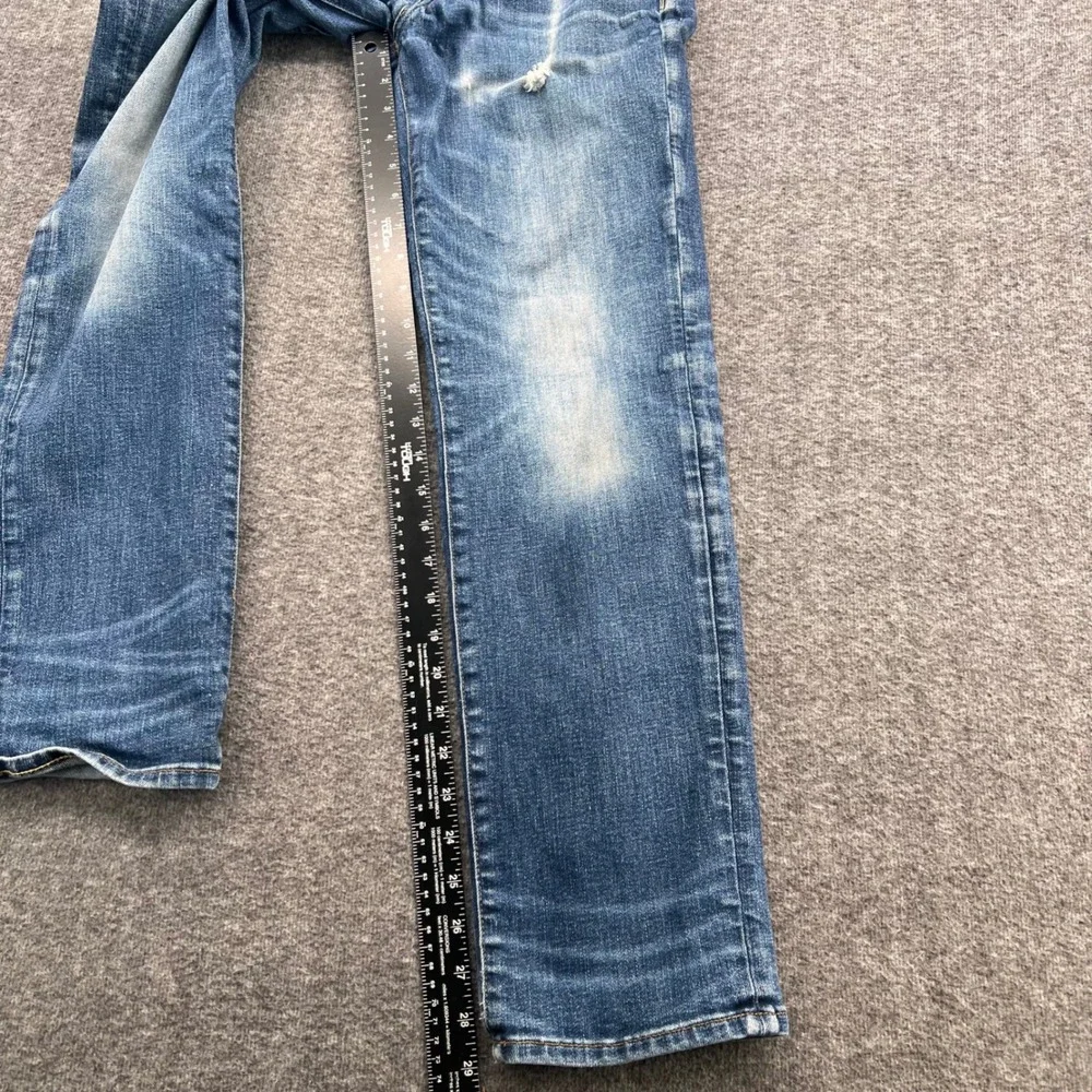 American Eagle Mens Original Straight Airflex+ Medium Wash Blue Denim Jeans